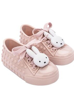 NIB Mini Melissa Pink Poliboha + Miffy Pink Sneaker 6